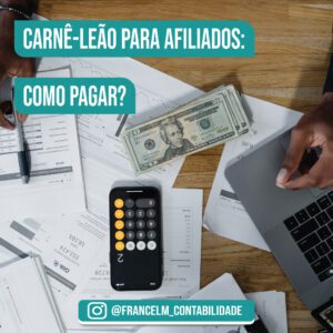 Carnê-leão para afiliados: Como quitar?